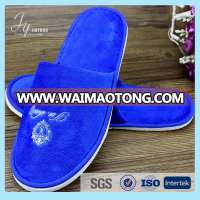 Best selling hotel amenity slipper coral fleece hotel slipper