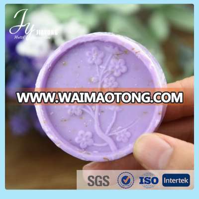 good quality beauty hotel soap with flower logo