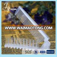 Various types of travel hair comb plastic hotel folding pocket comb