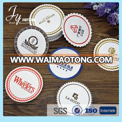 disposable paper coasters paper cup mats